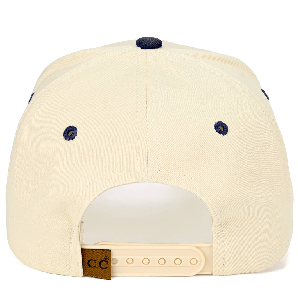 C.C MOMMIN Letter Two Tone Trucker Cap