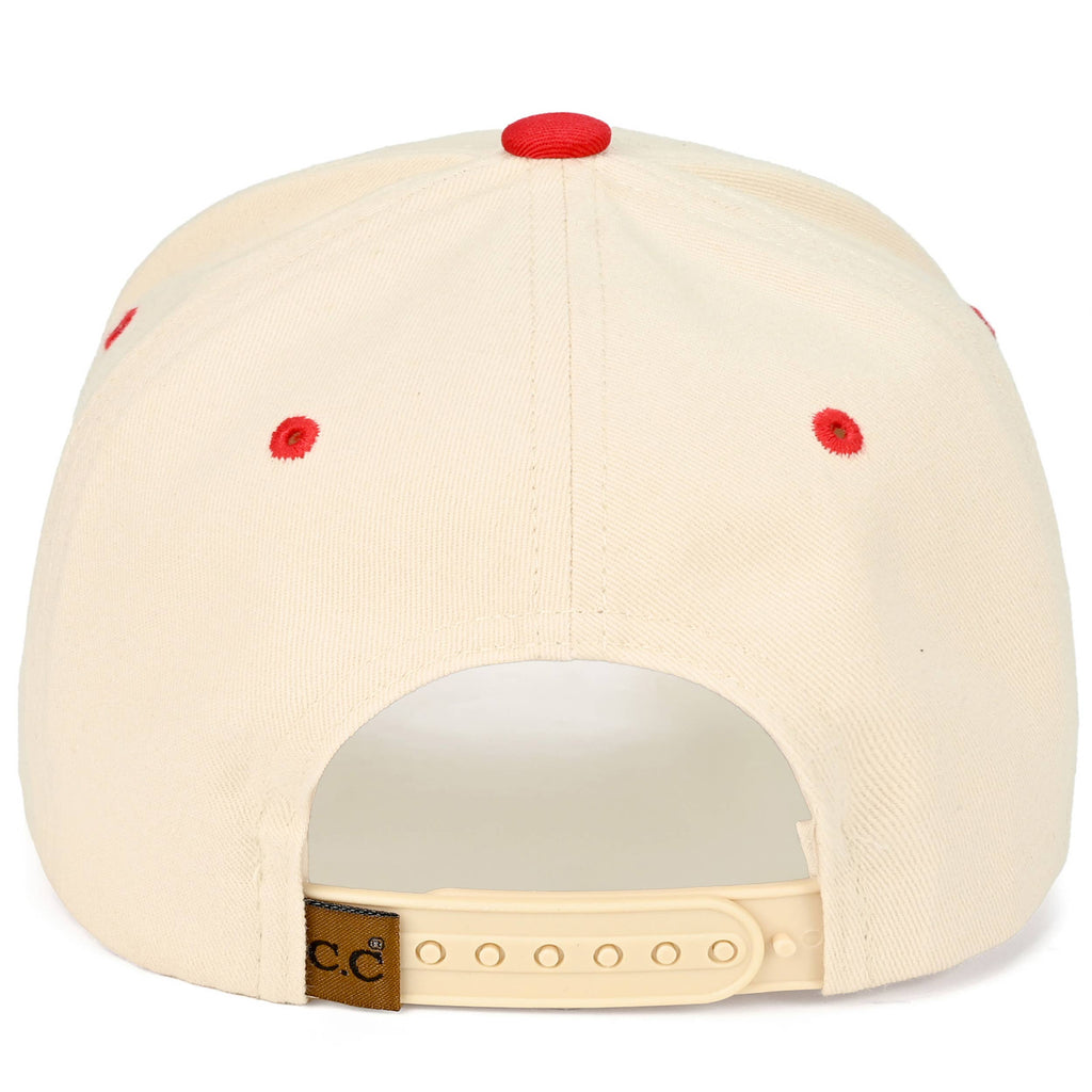 C.C MOMMIN Letter Two Tone Trucker Cap