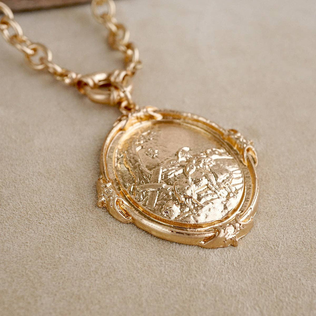 Long Horse Pendant Necklace – Equestrian Keepsake