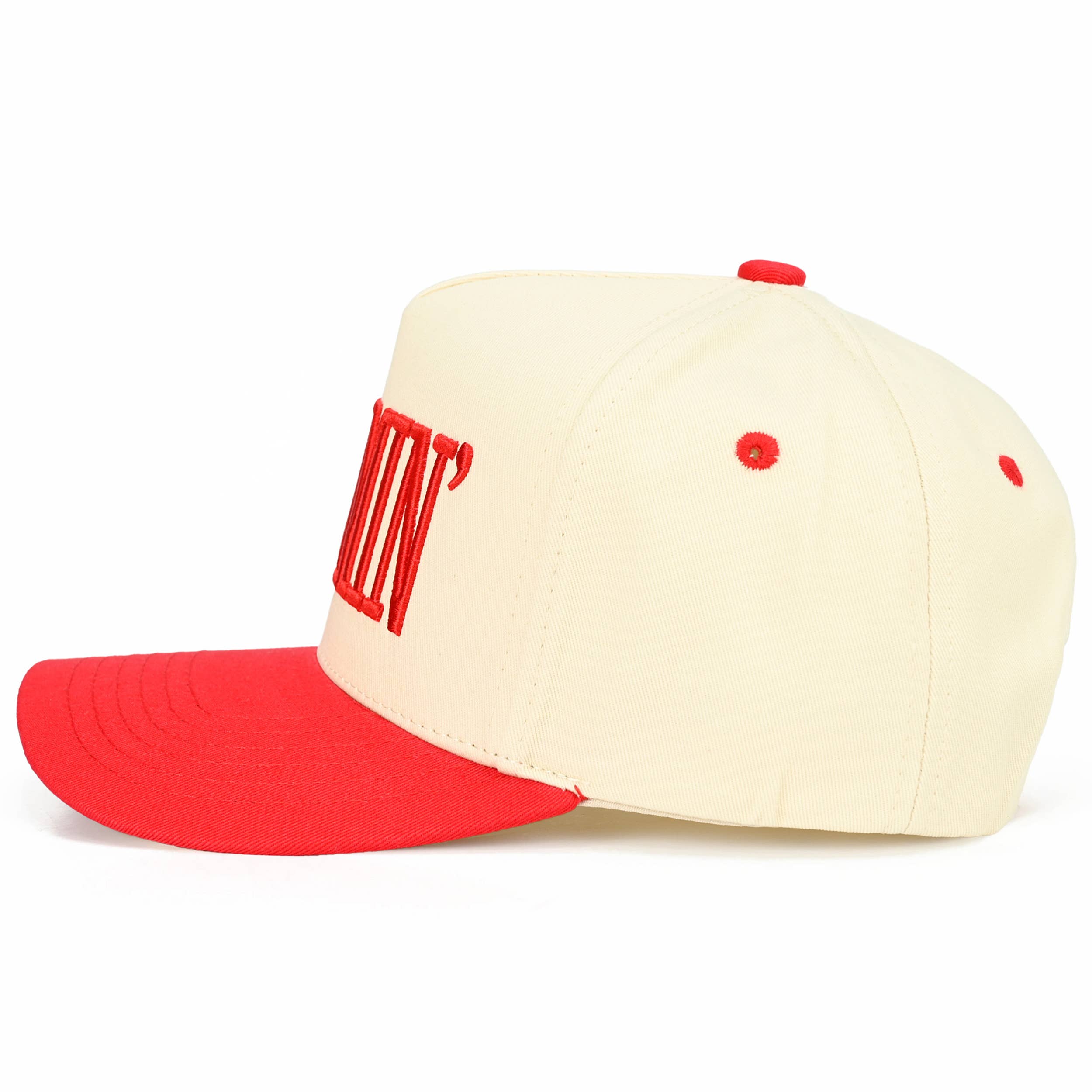 C.C MOMMIN Letter Two Tone Trucker Cap
