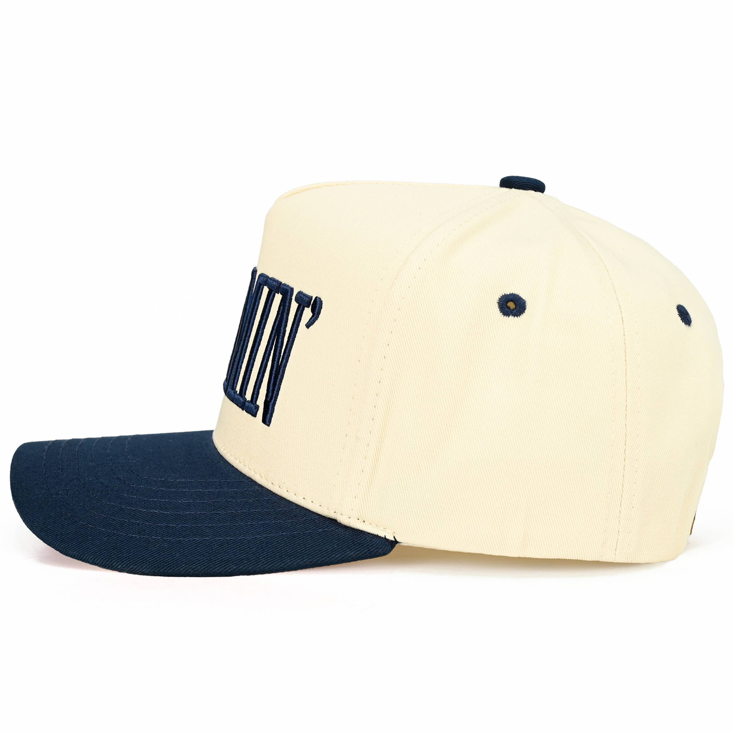 C.C MOMMIN Letter Two Tone Trucker Cap