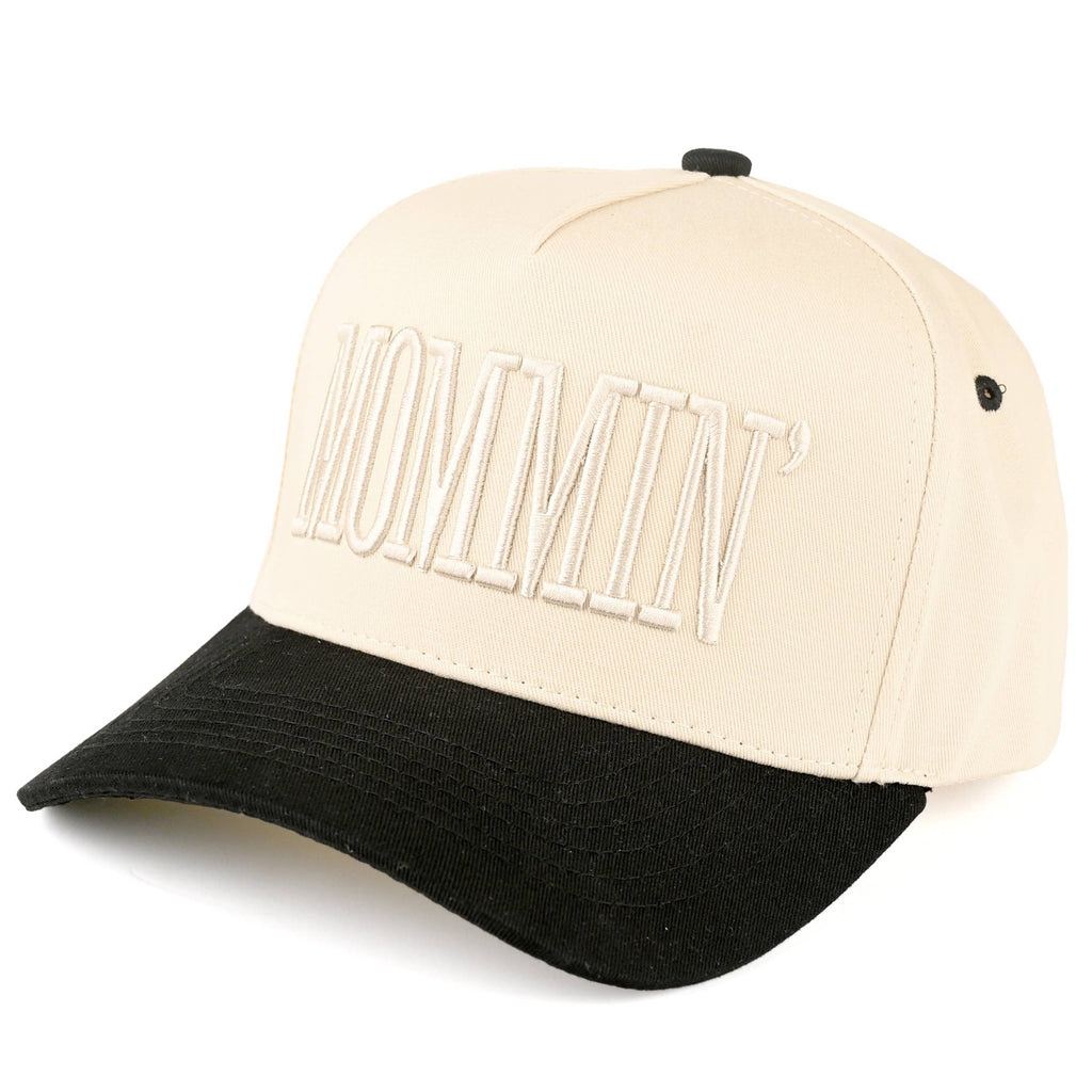 C.C MOMMIN Letter Two Tone Trucker Cap
