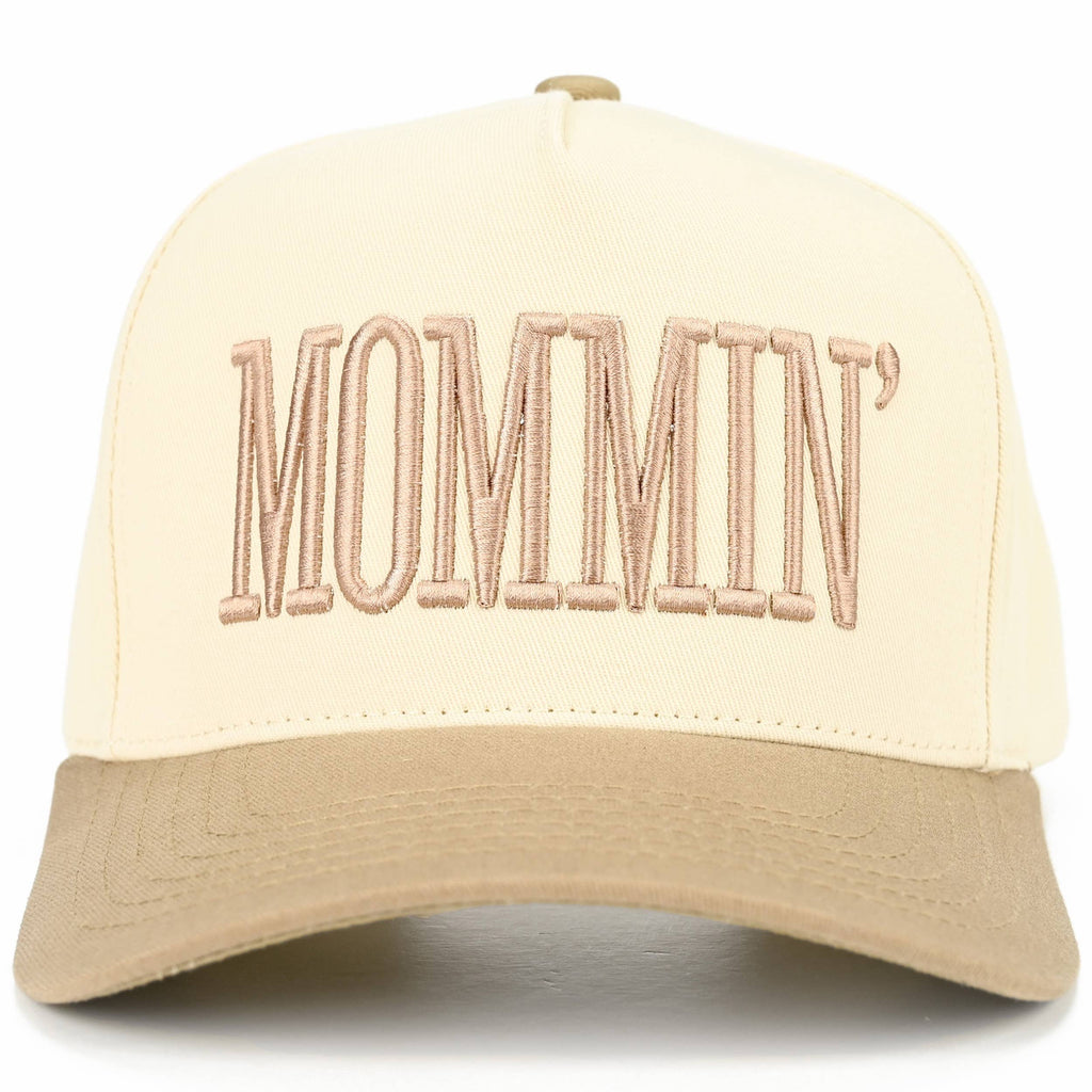 C.C MOMMIN Letter Two Tone Trucker Cap