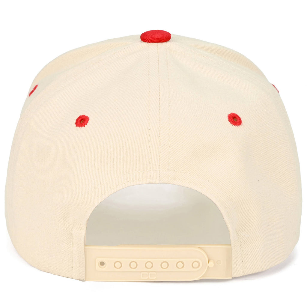 C.C LUCKY CATCH Embroidered Letter on Two Tone Trucker Hat