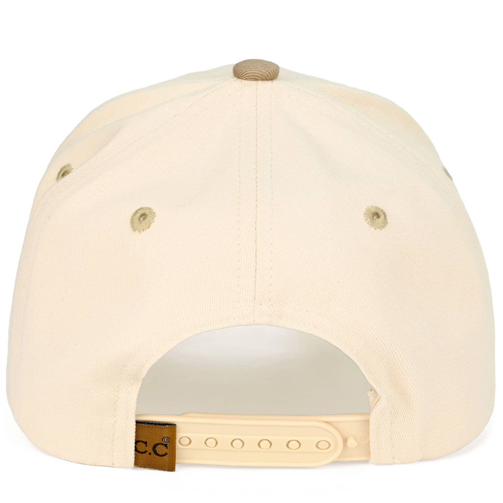 C.C MOMMIN Letter Two Tone Trucker Cap