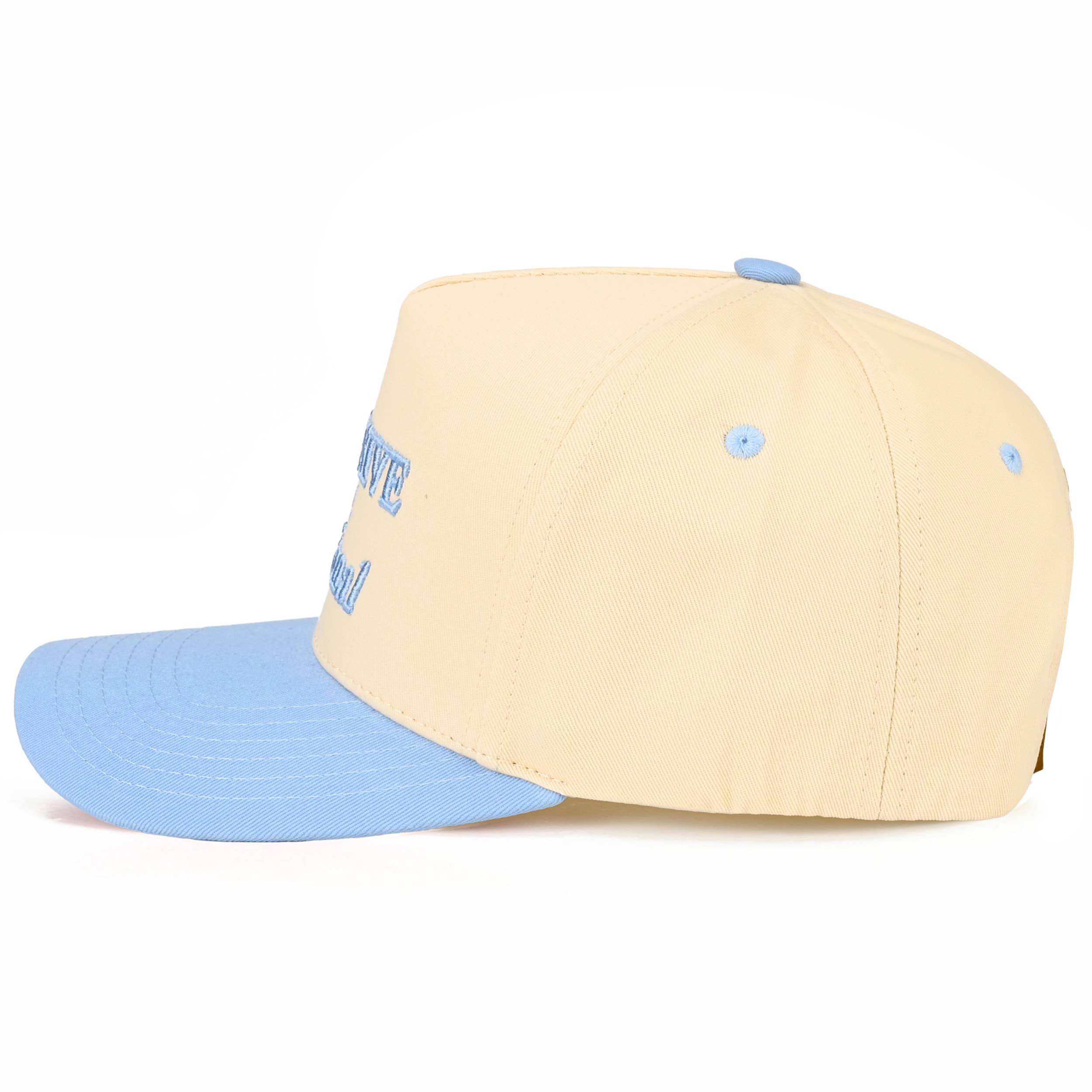 C.C EXPENSIVE AND DELUSIONAL Letter on Two Tone Trucker Hat