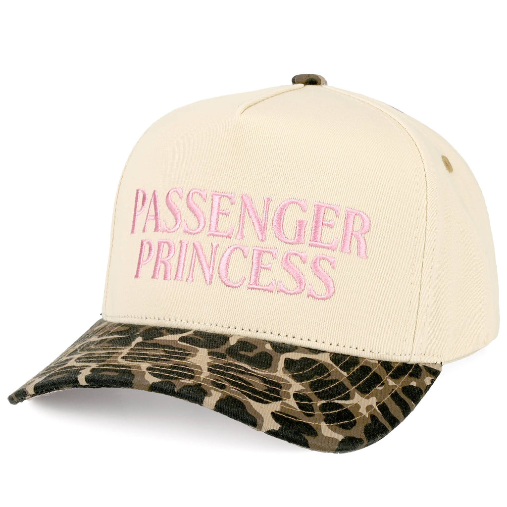 C.C PASSENGER PRINCESS Letter on Two Tone Trucker Hat