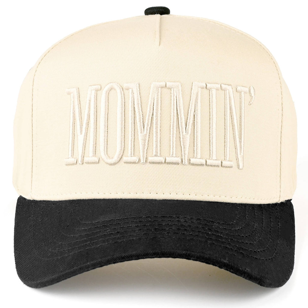 C.C MOMMIN Letter Two Tone Trucker Cap