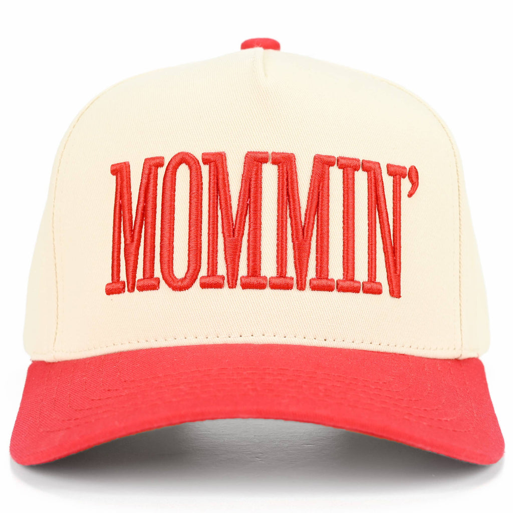 C.C MOMMIN Letter Two Tone Trucker Cap