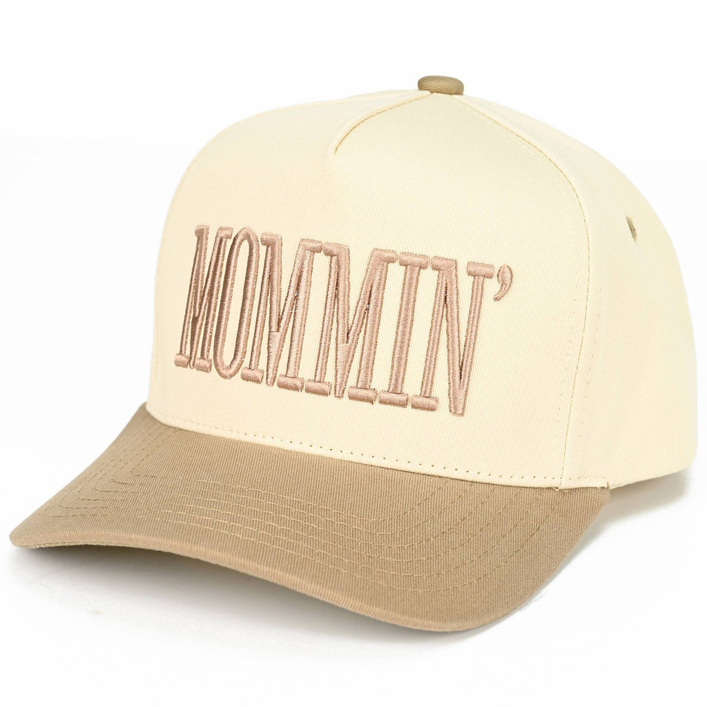 C.C MOMMIN Letter Two Tone Trucker Cap
