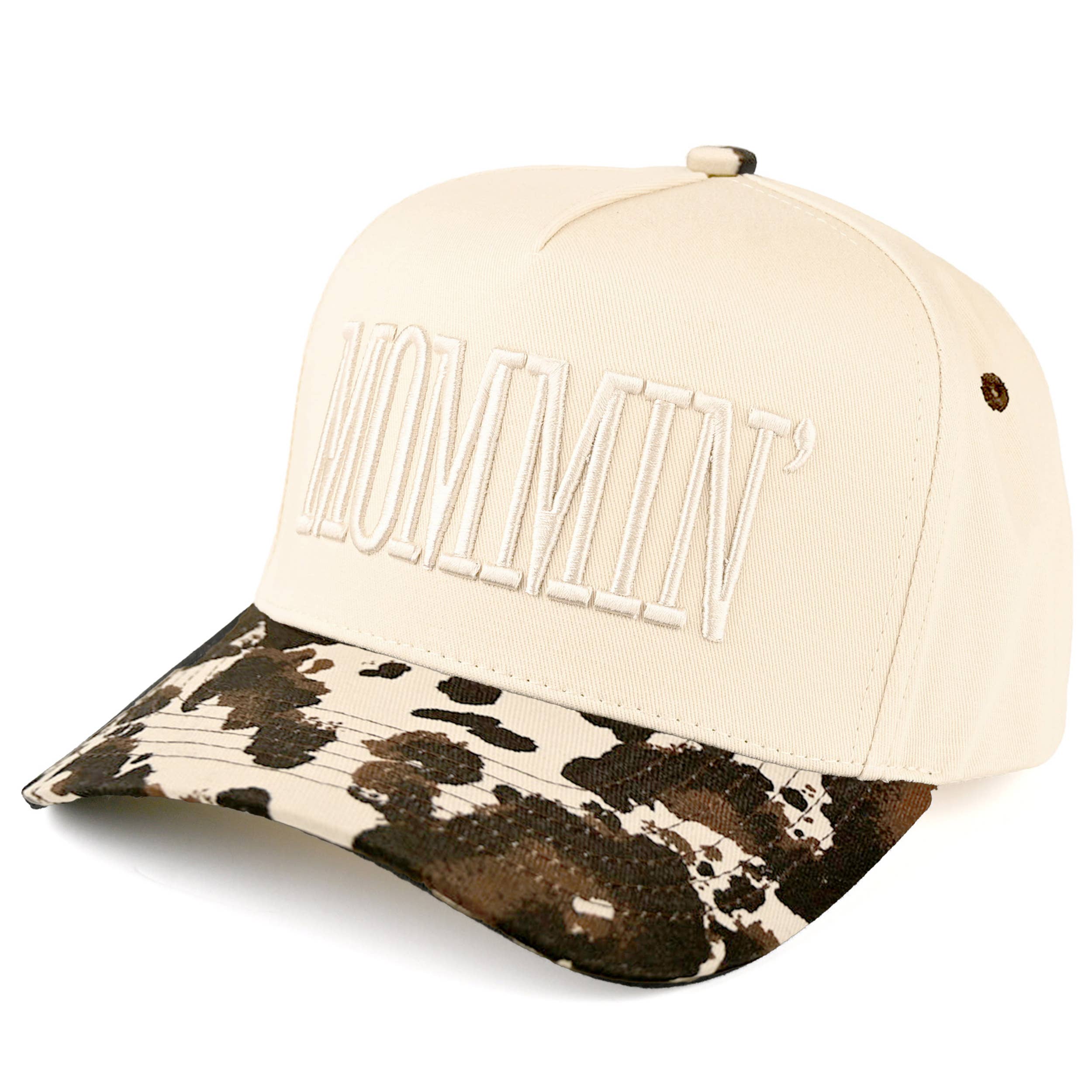 C.C MOMMIN Letter Two Tone Trucker Cap