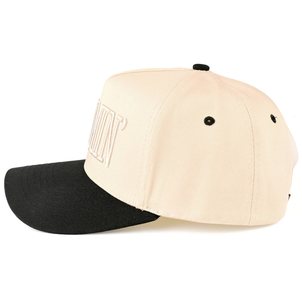 C.C MOMMIN Letter Two Tone Trucker Cap