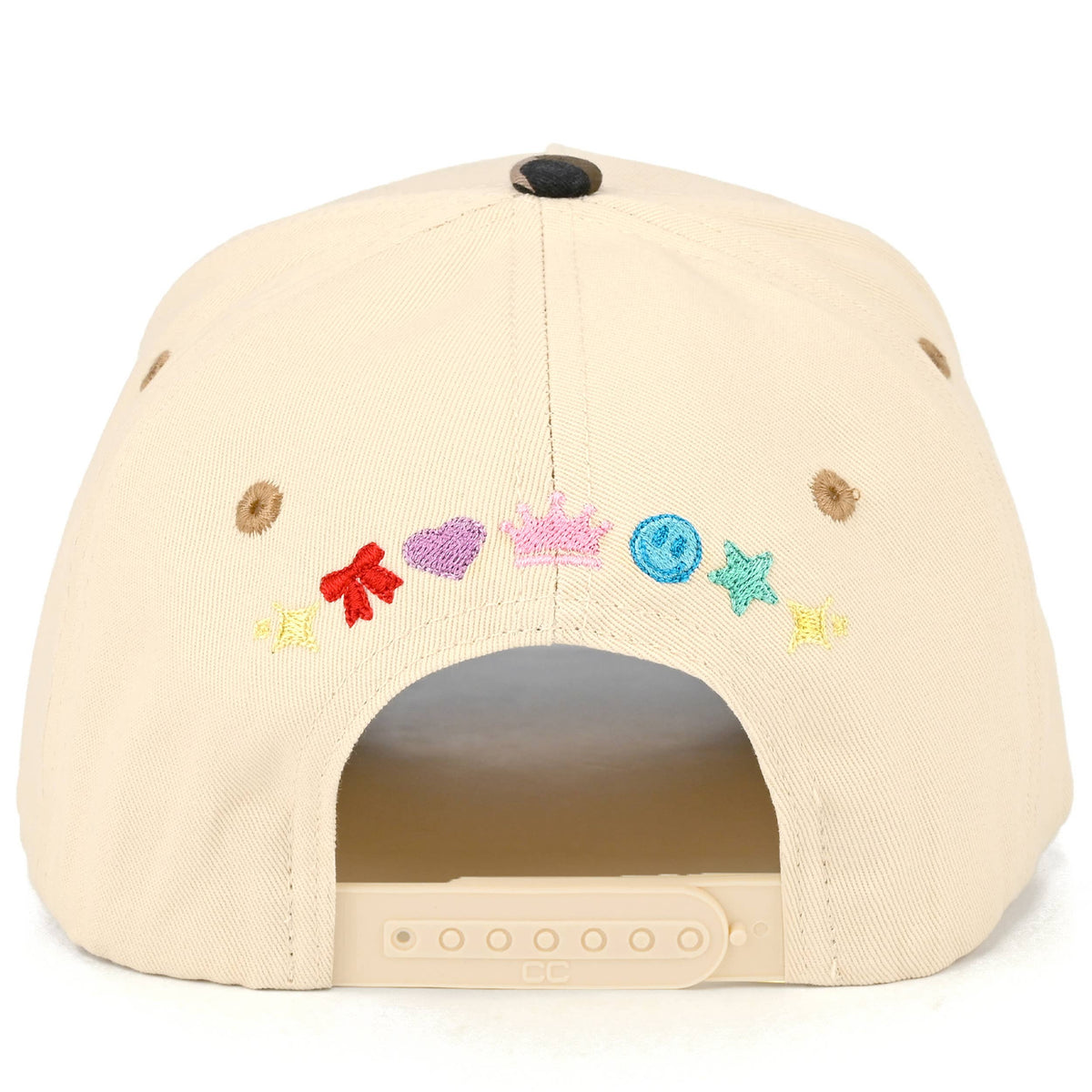 C.C PASSENGER PRINCESS Letter on Two Tone Trucker Hat