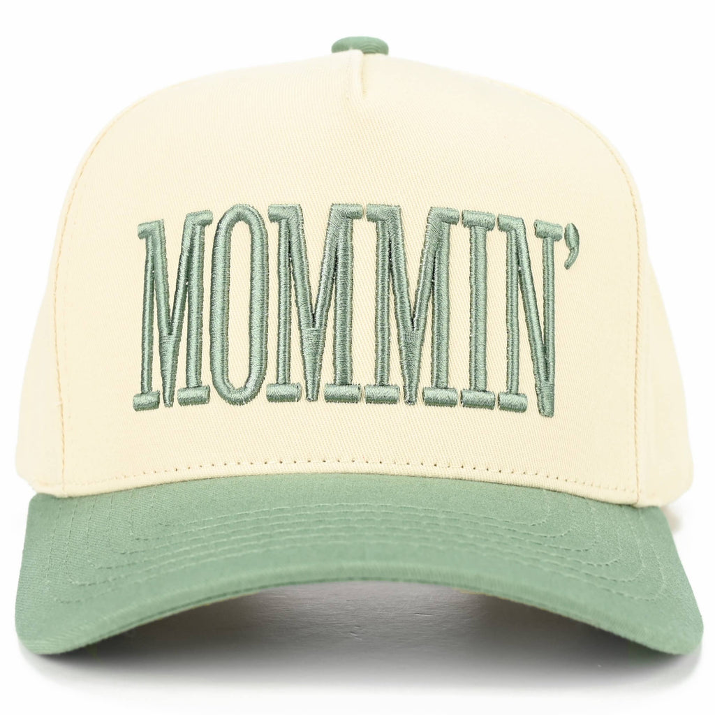 C.C MOMMIN Letter Two Tone Trucker Cap