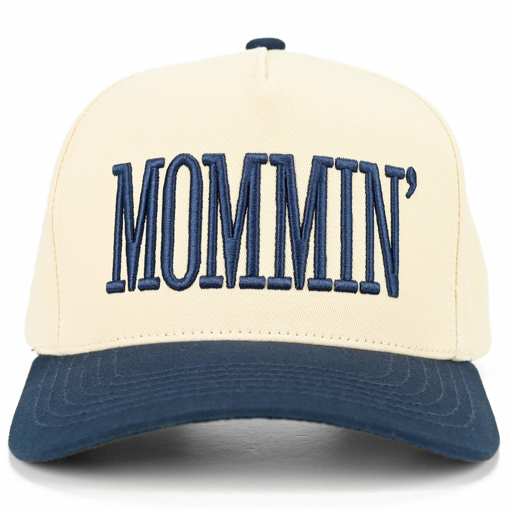 C.C MOMMIN Letter Two Tone Trucker Cap
