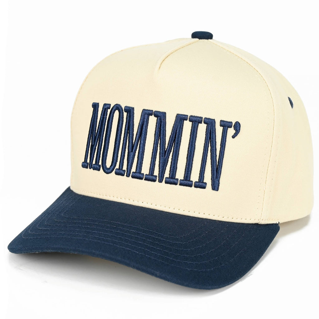 C.C MOMMIN Letter Two Tone Trucker Cap