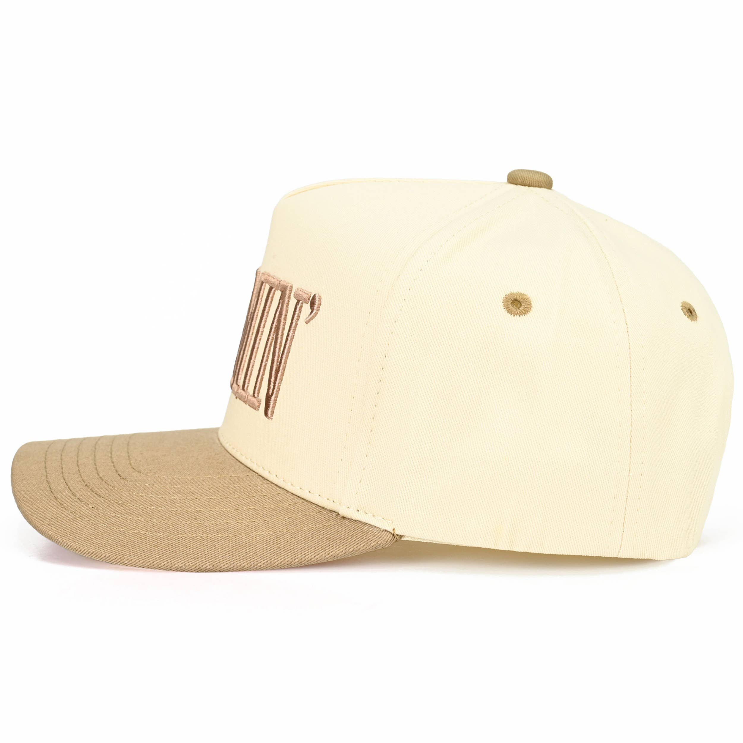 C.C MOMMIN Letter Two Tone Trucker Cap