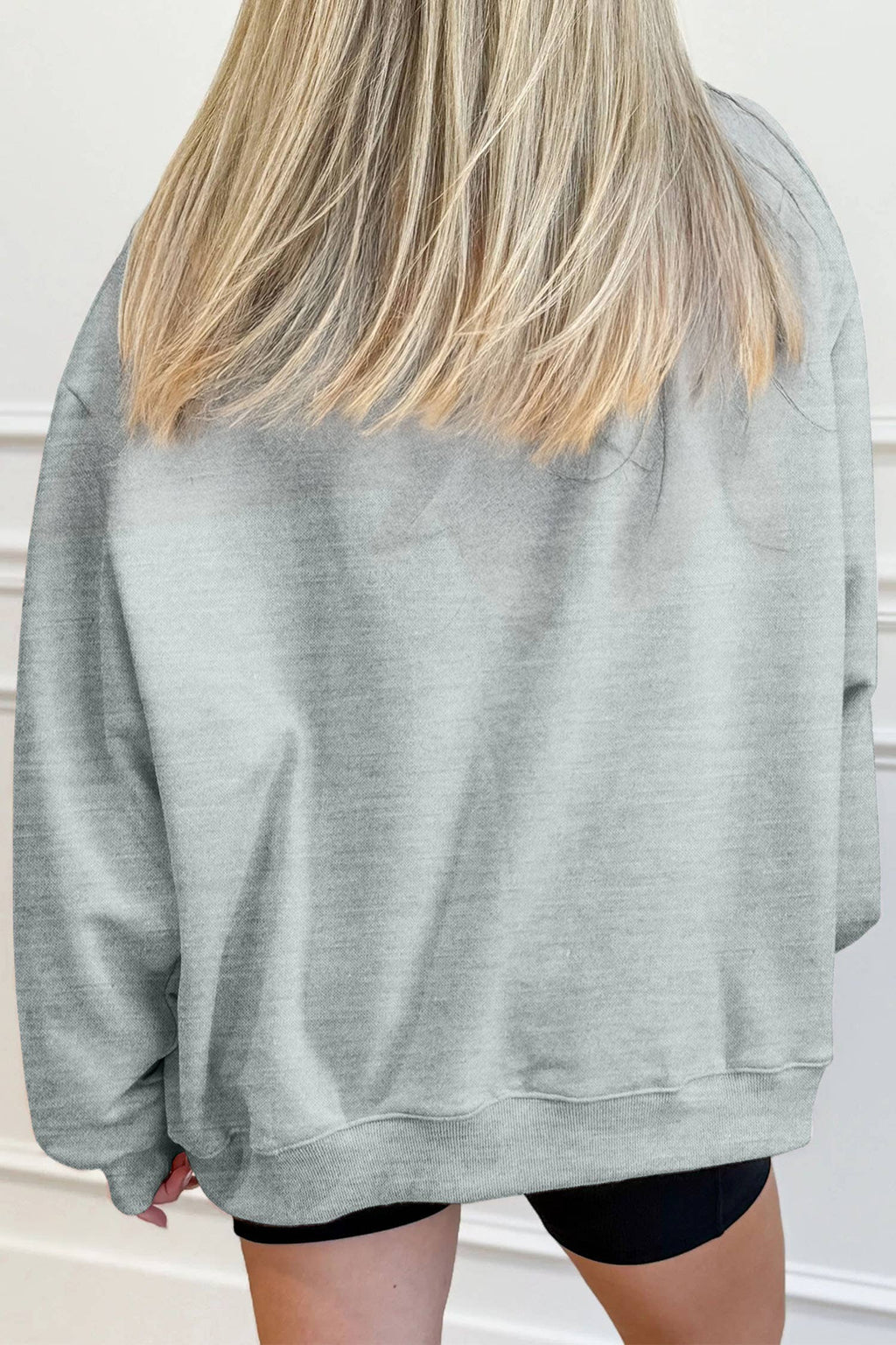 Mallard Duck Printed Graphic Baggy Sweatshirt