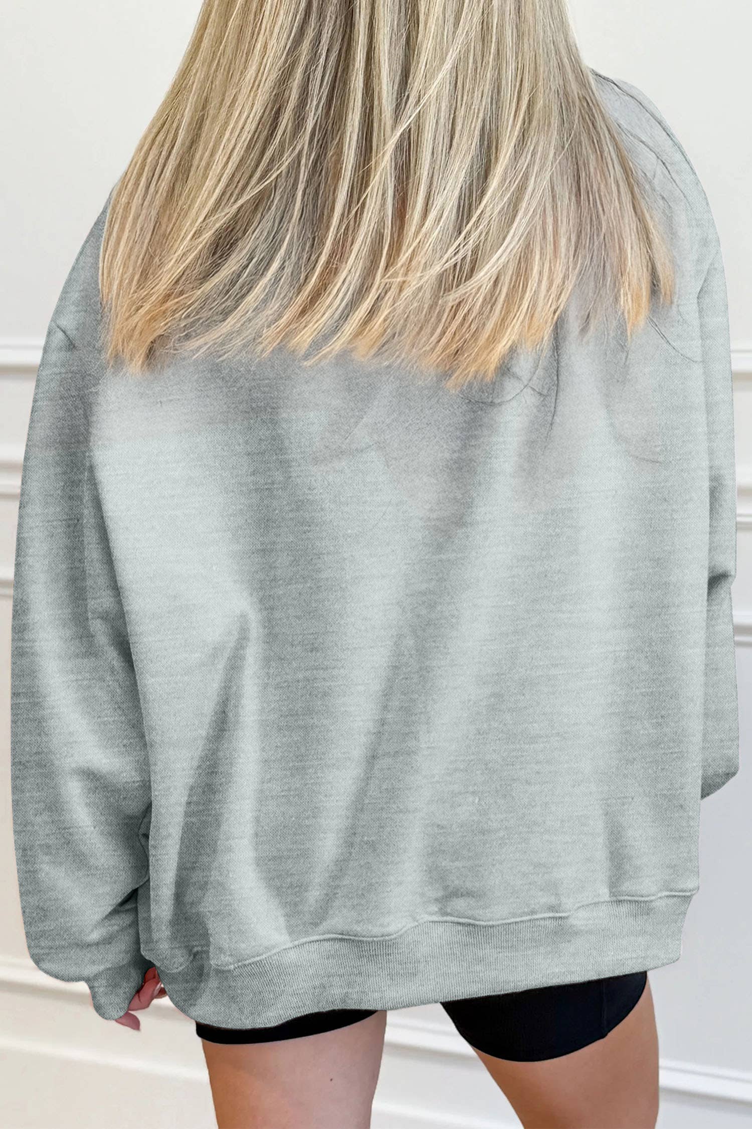 Mallard Duck Printed Graphic Baggy Sweatshirt