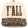 C.C Y'ALL Letter Embroidered Two Tone Trucker Hat
